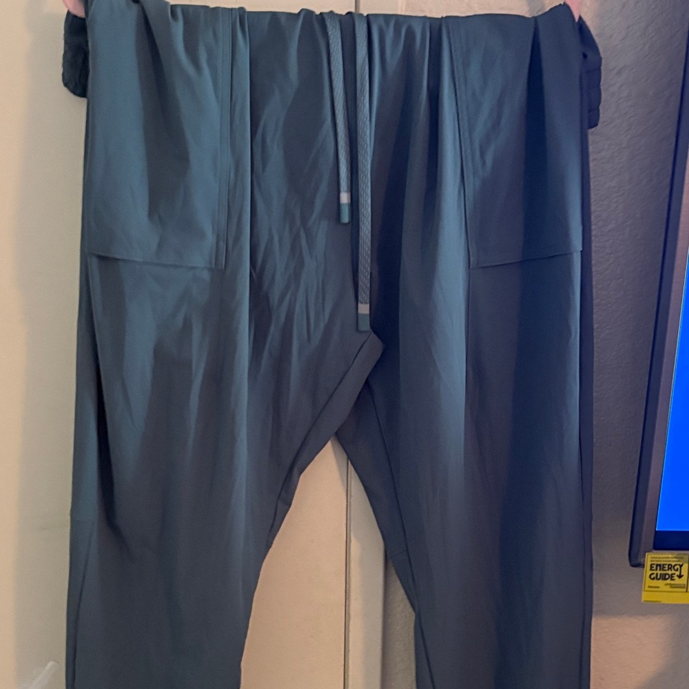 Sweats  Black Pants draw string and big side pockets